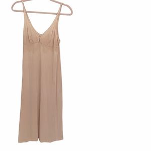 Vintage Form fit long slip dress made in US
